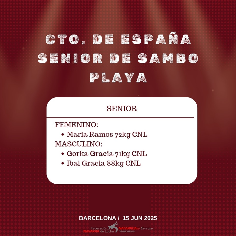 Listos para el Campeonato de Espa&ntilde;a de Sambo Playa